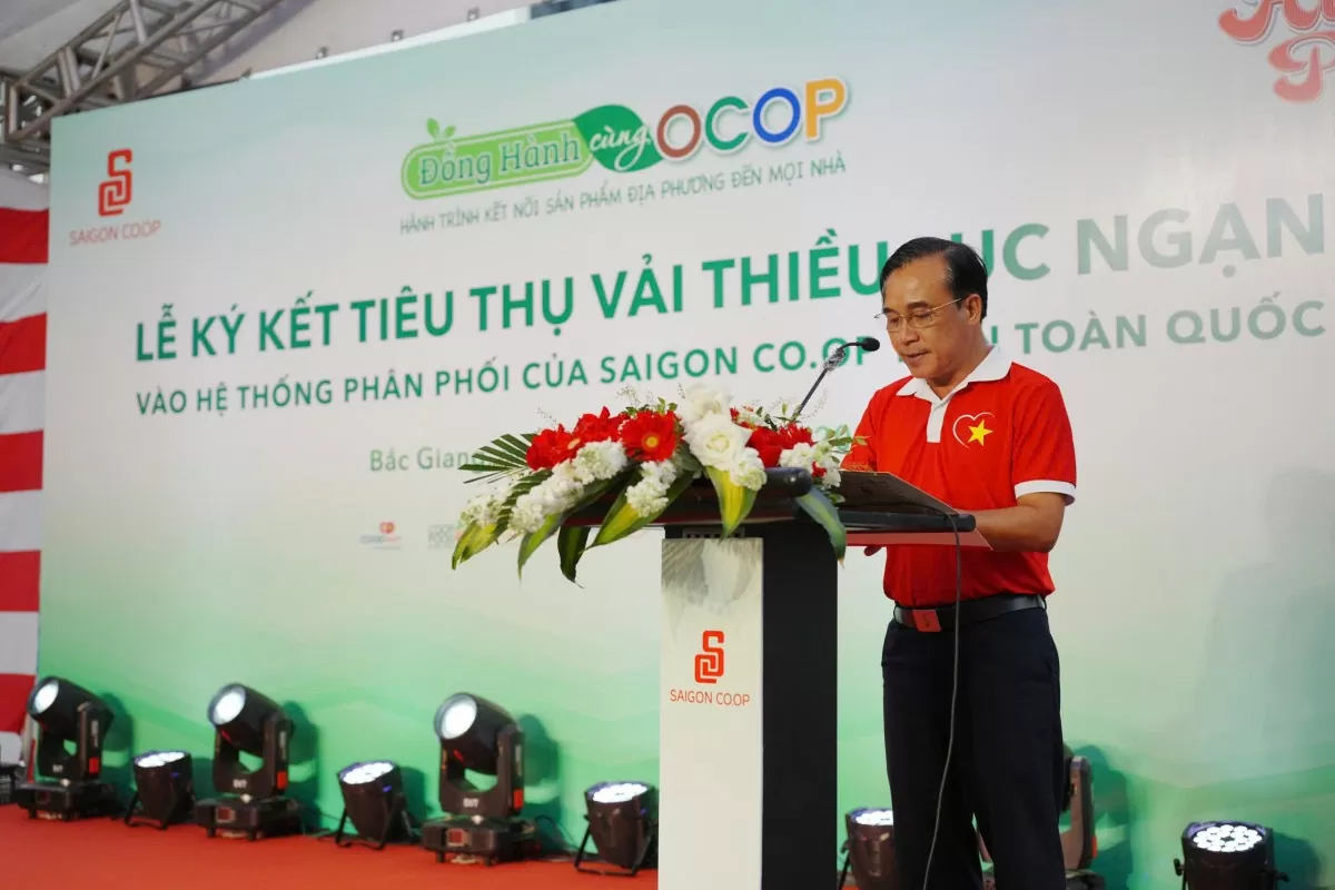 Saigon Co.op ký kết tiêu thụ vải thiều Lục Ngạn Saigon Co.op ký kết tiêu thụ vải thiều Lục Ngạn