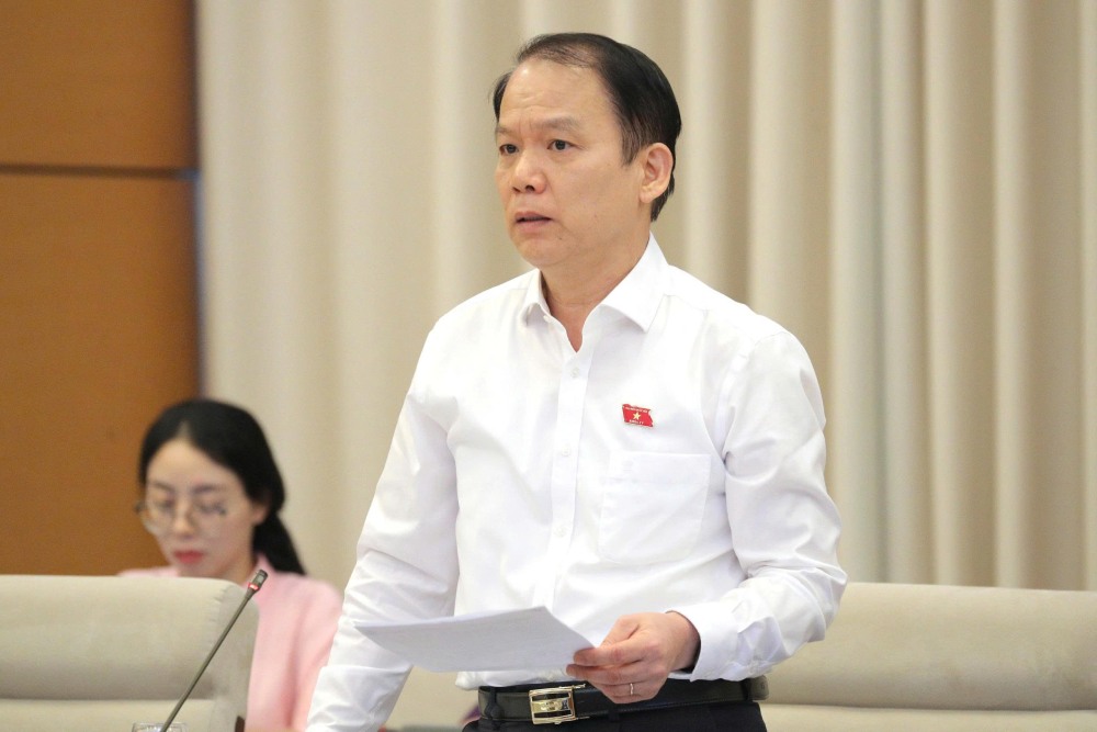 Chủ nhiệm Ủy ban Pháp luật và Tư pháp Hoàng Thanh Tùng. Ảnh: Phạm Đông