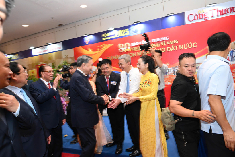 Tổng Bí thư Tô Lâm động viên những người làm báo ngành Công Thương tại Hội báo toàn quốc năm 2025