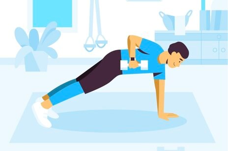 Tập plank có tạ giúp đốt mỡ hiệu quả, săn chắc cơ bụng