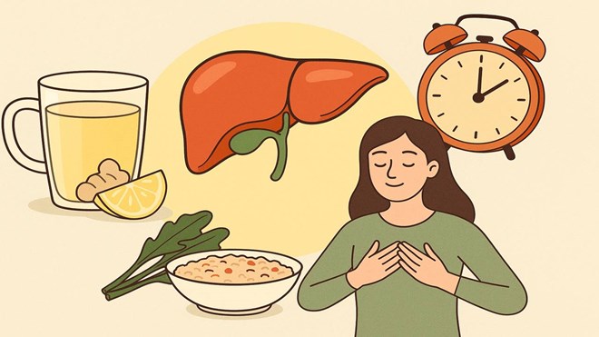 Bí quyết thải độc gan tự nhiên nhờ một vài thói quen buổi sáng
