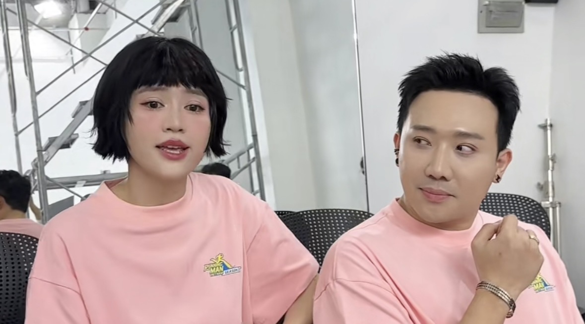 Ninh Dương Lan Ngọc tham gia Running Man Vietnam cùng Trấn Thành. Ảnh: NSX Running Man Vietnam