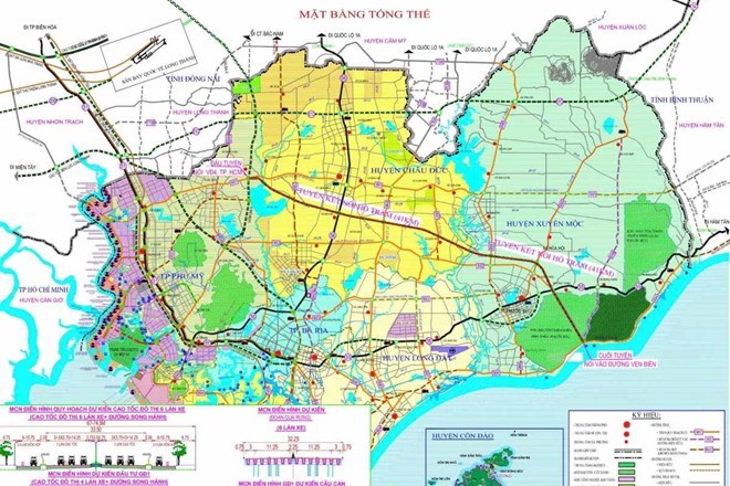 Phương án đầu tư dự kiến tuyến cao tốc kết nối Long Thành - Hồ Tràm