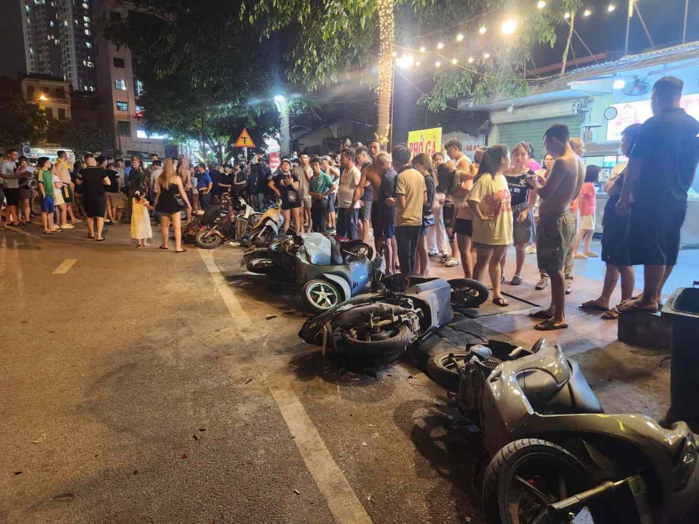 Hiện trường vụ việc. Ảnh: Việt Hùng