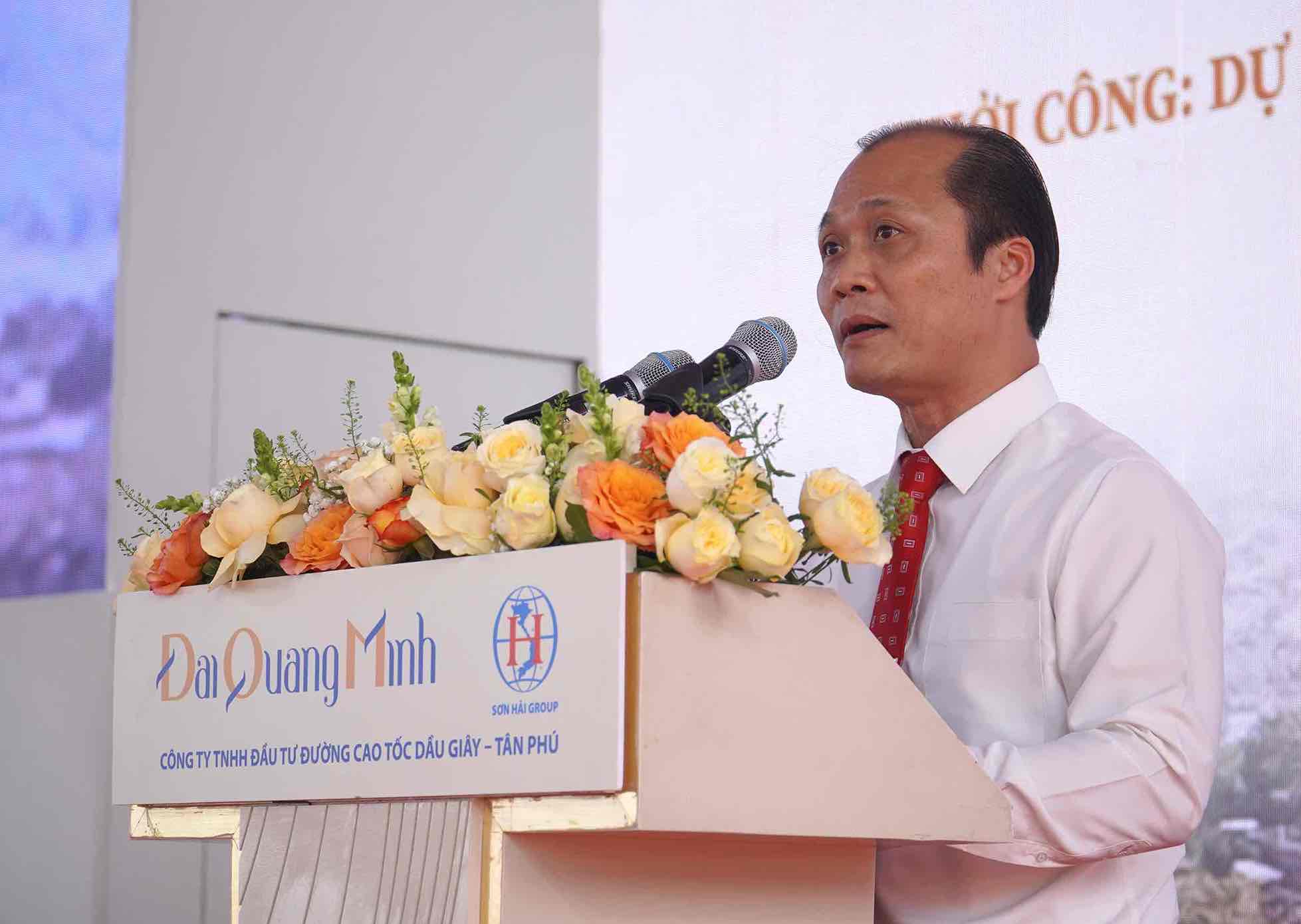 Đại diện UBND tỉnh Đồng Nai phát biểu. Ảnh: HAC