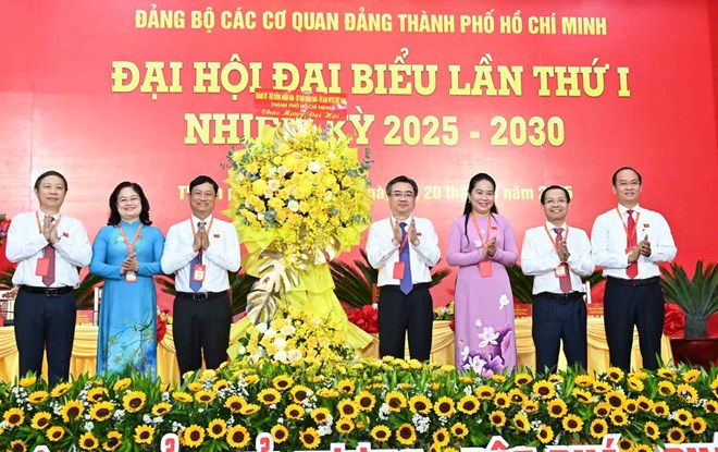 Khai mạc Đại hội Đảng bộ các cơ quan Đảng TPHCM lần thứ I, dấu mốc mới sau hợp nhất