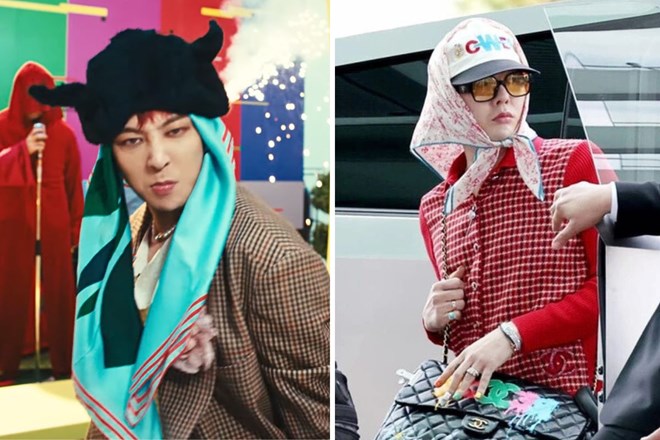 G-Dragon tiết lộ lý do thường xuyên dùng khăn đội đầu