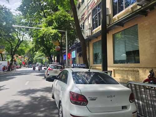Các hãng xe taxi đều tăng cường phục vụ và không tăng giá cước. Ảnh: Minh Hạnh