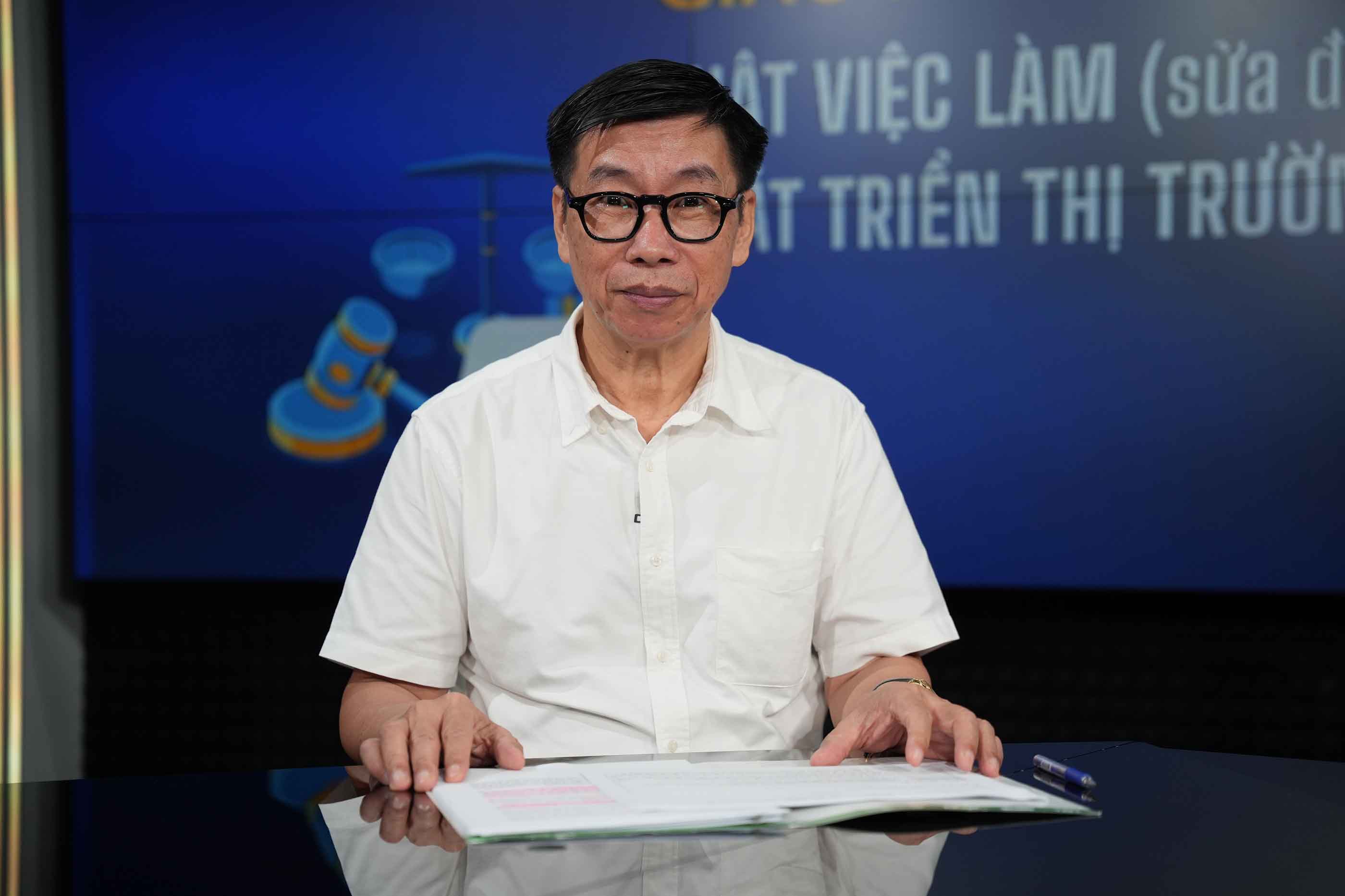 ông Lê Quang Trung – nguyên Phó Cục trưởng phụ trách Cục Việc làm nhận định, lao động là người cao tuổi là nhóm được đào tạo và có kỹ năng, kinh nghiệm làm việc; hiểu biết và thuân thủ. pháp luật; luôn khao khát được làm việc và đóng góp... Ảnh: Hữu Chánh