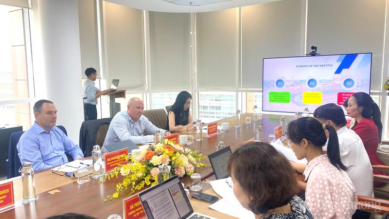 Đoàn công tác doanh ngiệp Thụy Điển làm việc tại Sở Công Thương Hải Phòng