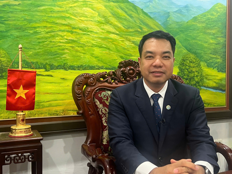 Tiến sĩ Mạc Quốc Anh - Uỷ viên Ủy ban Trung ương Mặt trận Tổ quốc Việt Nam, Phó Chủ tịch kiêm Tổng Thư ký Hiệp hội Doanh nghiệp nhỏ và vừa TP. Hà Nội, Viện trưởng Viện Kinh tế và Phát triển Doanh nghiệp. Ảnh: Nguyễn Thanh