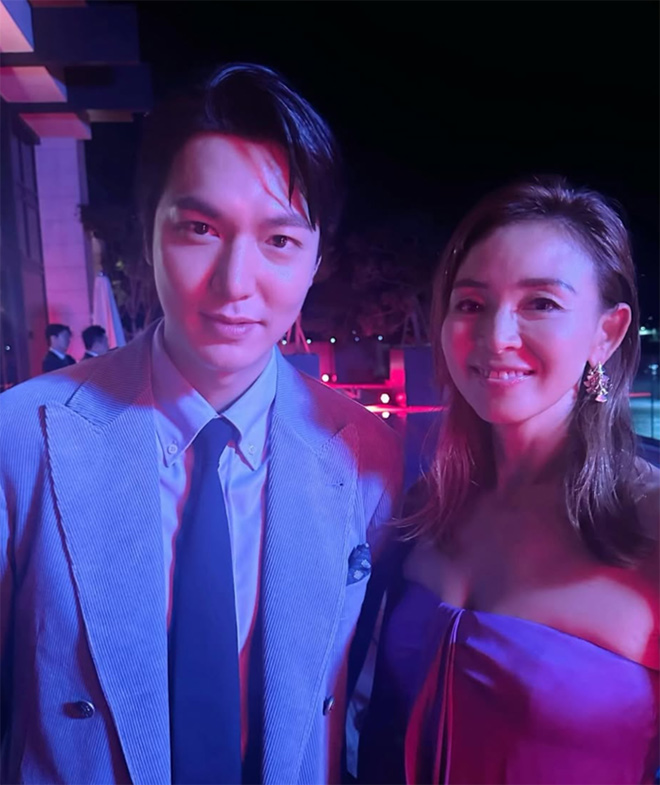 Yano Shiho chụp cùng Lee Min Ho tại sự kiện. Ảnh chụp từ Instagram