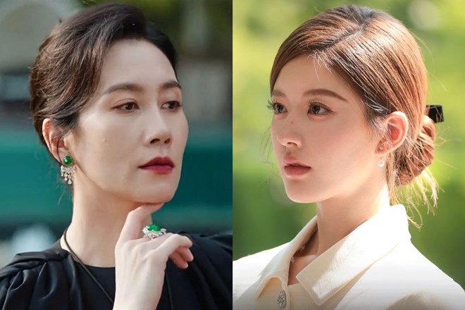Mẹ chồng của Triệu Lộ Tư trong phim Hãy để tôi tỏa sáng đeo trang sức tiền tỉ