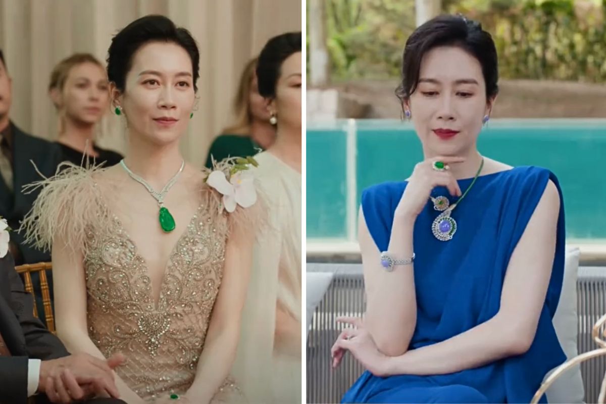 Ôn Tranh Vanh đeo trang sức hàng trăm triệu NDT trong “Hãy để tôi tỏa sáng“. Ảnh: Nhà sản xuất