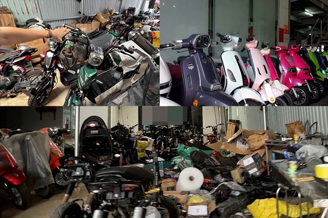 Ngụy trang kinh doanh xe điện có thương hiệu rồi gia công, bán xe không giấy tờ