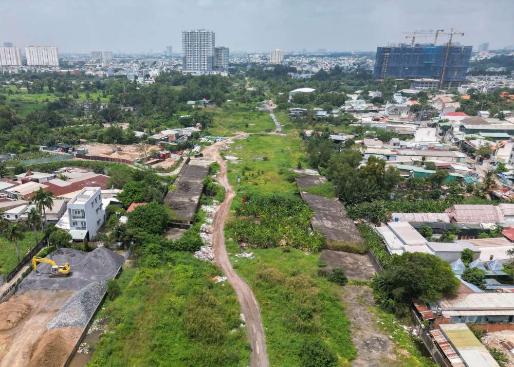 Dự kiến, toàn bộ công trình Vành đai 2 sẽ được hoàn thành vào năm 2027. Ảnh: Anh Tú