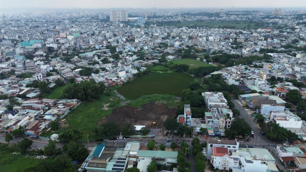 Dự án sau khi hoàn thành sẽ góp phần tạo điểm nhấn cảnh quan cho khu Bắc TPHCM. Ảnh: Anh Tú