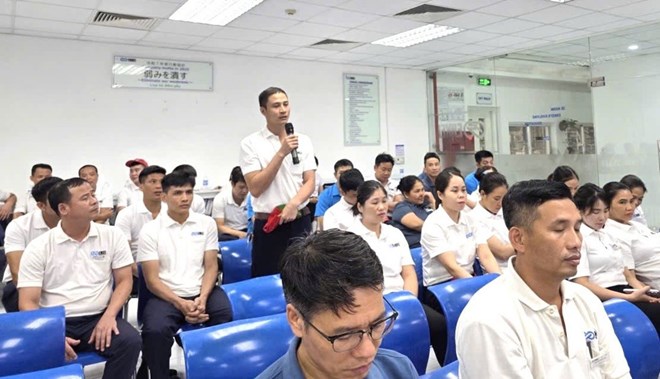 Doanh nghiệp và Công đoàn cùng chăm lo người lao động