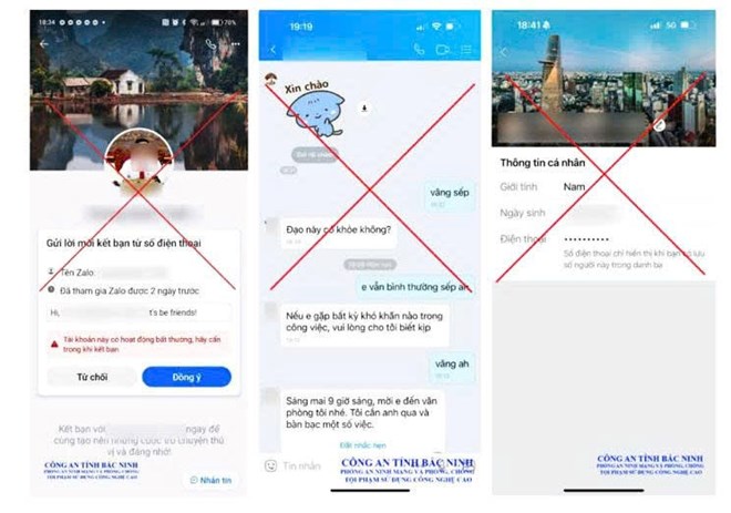 Thủ đoạn giả mạo tài khoản MXH của lãnh đạo tỉnh Bắc Ninh để lừa đảo