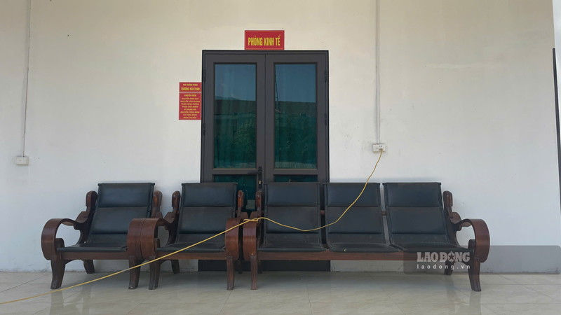 Phòng Kinh tế xã Tằng Lỏong, nơi xảy ra vụ việc. Ảnh: Đinh Đại