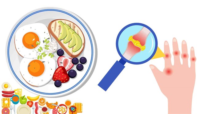 Chế độ ăn sáng phù hợp với người bị axit uric cao