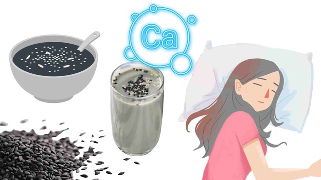 Gợi ý cách ăn hạt mè đen 1 tuần để bổ sung canxi, giúp ngủ ngon