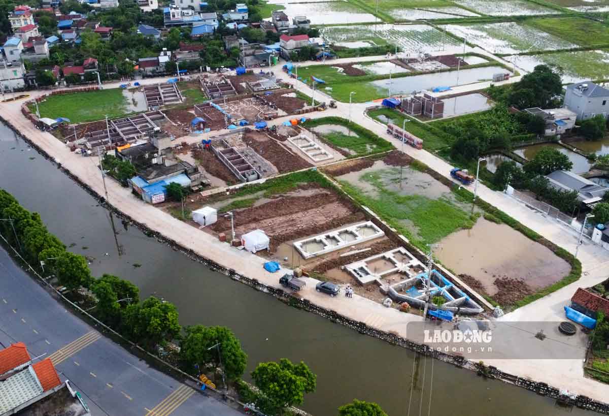 Khu tái định cư cho người dân có đất ở bị thu hồi để phục vụ dự án tại xã Cổ Lễ. Ảnh: Hà Vi