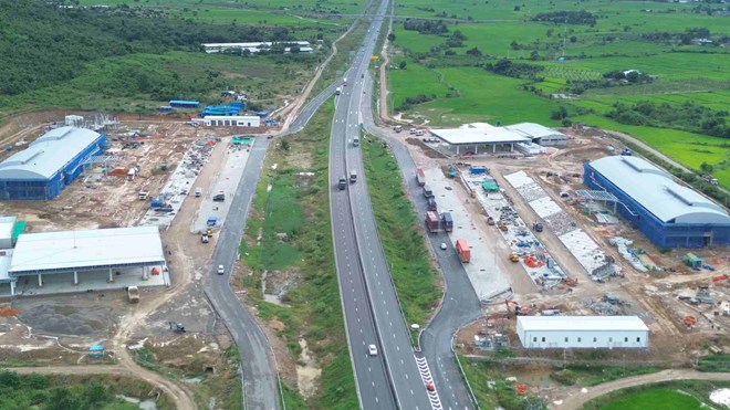 Cao tốc Vĩnh Hảo - Phan Thiết vẫn còn 1 trạm dừng nghỉ chưa được bàn giao mặt bằng