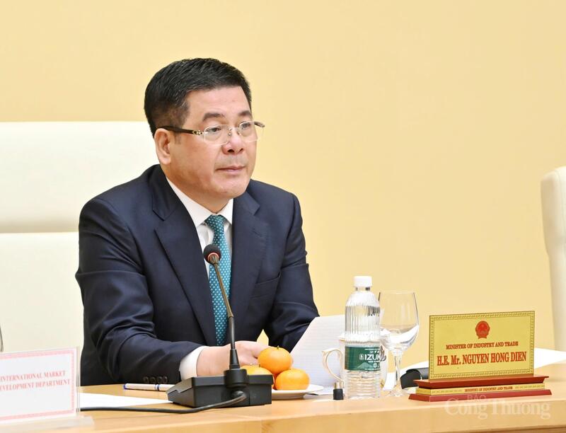 Bộ trưởng Nguyễn Hồng Diên đánh giá cao quan hệ Việt Nam - EU phát triển tích cực, toàn diện trong thời gian qua.