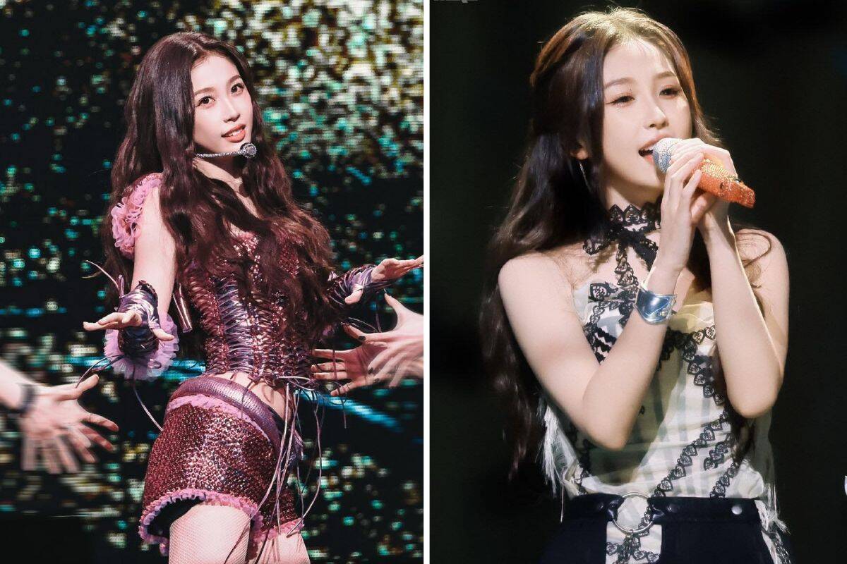 Ngu Thư Hân gây tranh cãi về giọng hát. ẢNh: cắt từ video