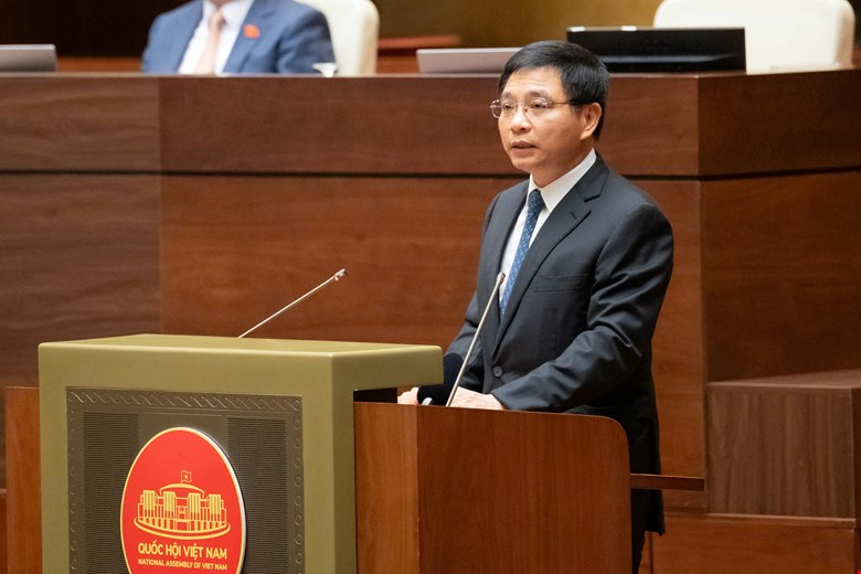 Bộ trưởng Bộ Tài chính Nguyễn Văn Thắng. Ảnh: Media Quốc hội