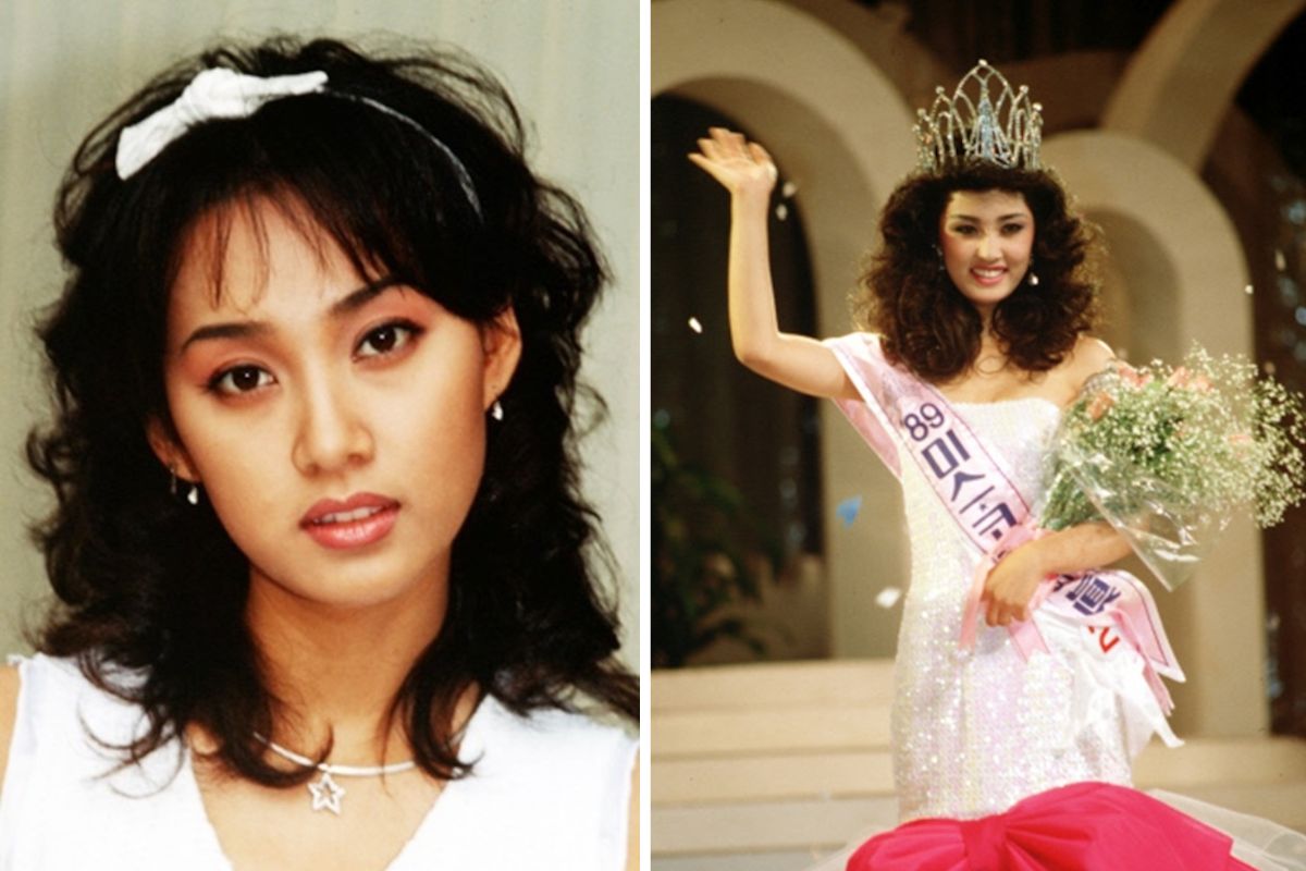 Oh Hyun Kyung đăng quang Hoa hậu Hàn Quốc năm 1989. Ảnh: Lotte