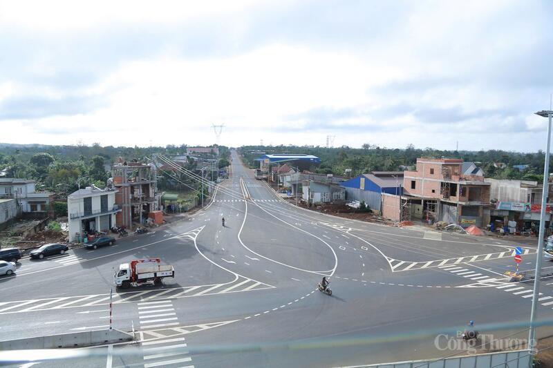 Phía đầu tuyến Dự án đầu tư xây dựng đường Hồ Chí Minh tránh phía Đông Buôn Ma Thuột. Ảnh: Vũ Long