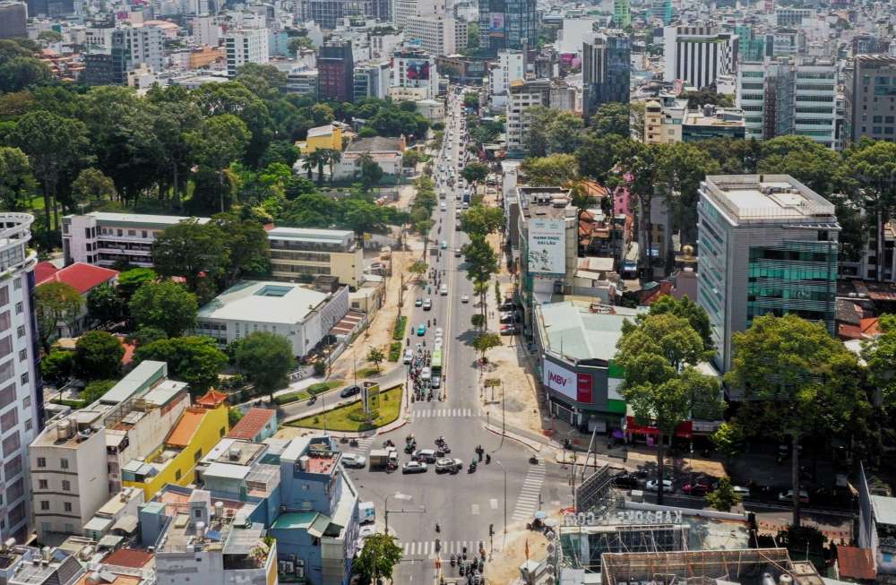 Metro số 2 sẽ có ga ngầm tại Công viên Tao Đàn, kết nối vào ga trung tâm Bến Thành. Ảnh: Anh Tú