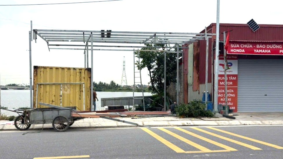 Xã Kiến Hải chỉ đạo tăng cường quản lý trật tự xây dựng trên địa bàn. Ảnh: Xã Kiến Hải