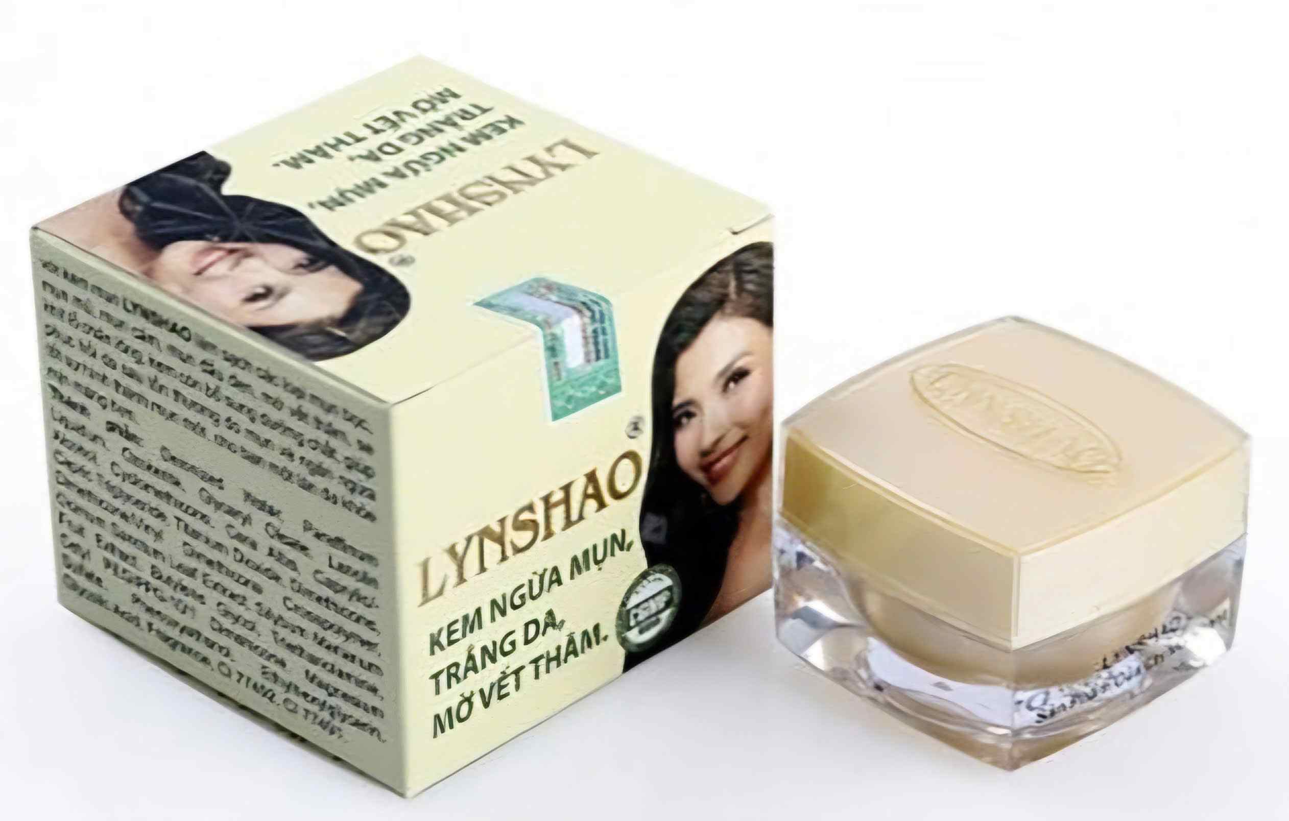 Thu hồi sản phẩm Kem trắng da, ngừa mụn, mờ vết thâm LYNSHAO. Ảnh: Sở Y tế cung cấp