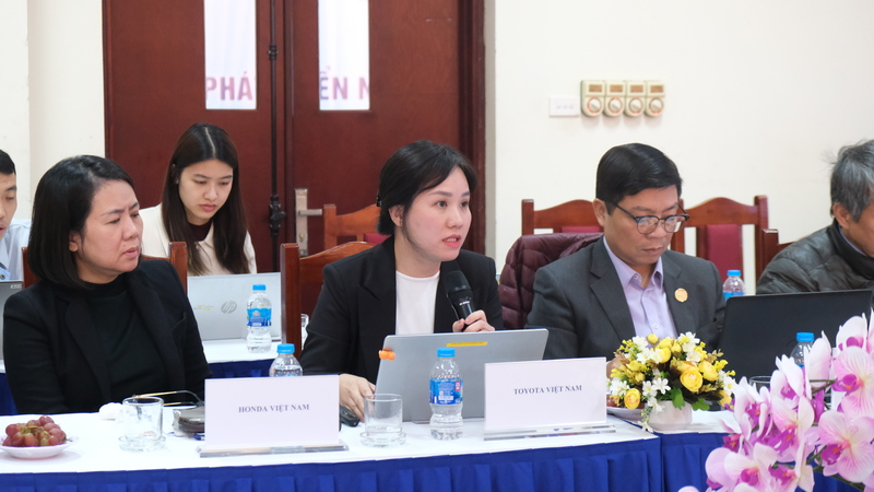 Bà Nguyễn Thị Hoa, đại diện Công ty Ô tô Toyota Việt Nam