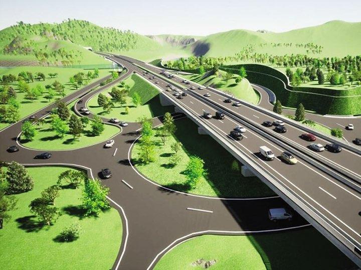 Phối cảnh dự án cao tốc Chợ Mới - Bắc Kạn. Ảnh: Việt Bắc