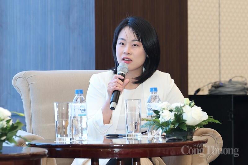 Bà Hoàng Yến, đại diện Công ty TNHH BABEENI Việt Nam. Ảnh: Quỳnh Trang