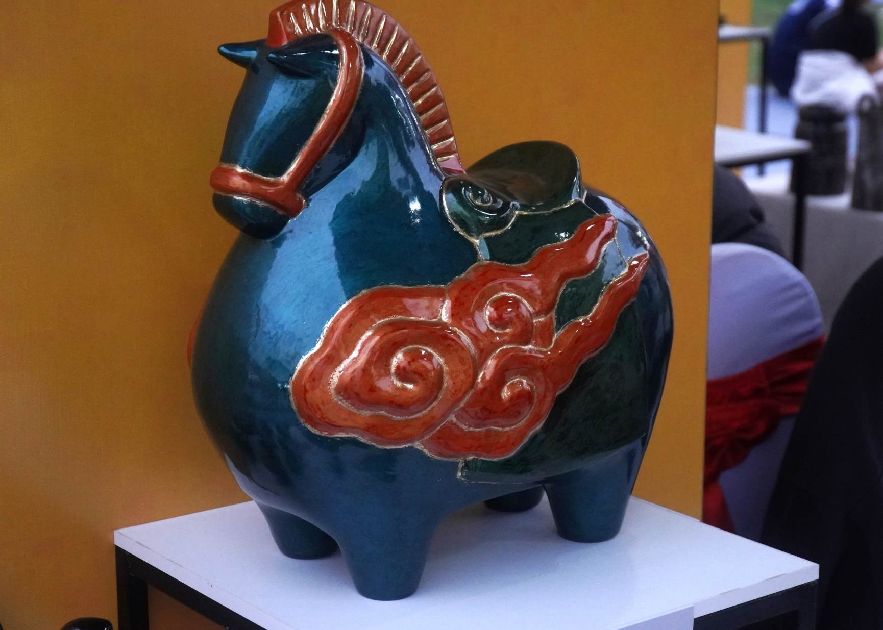 Chú ngựa béo “Nhong Nhong“. Ảnh: Minh Vũ