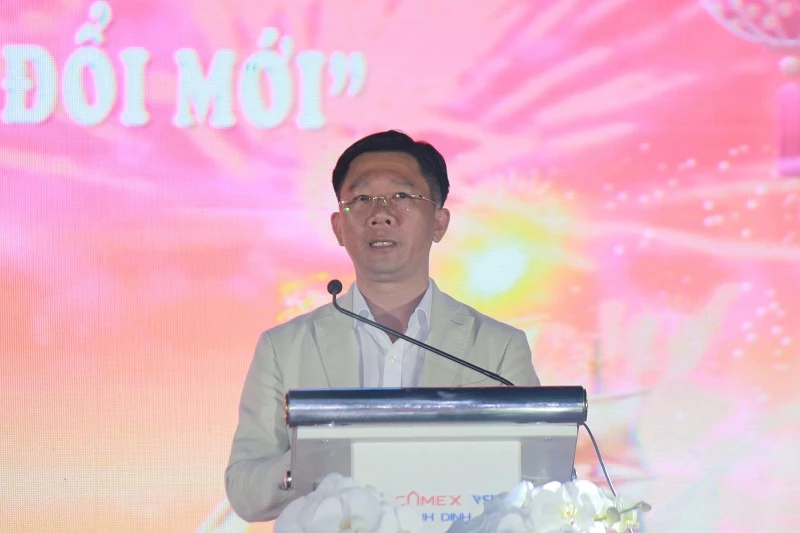 Ông Nguyễn Văn Lăng – Tổng Giám đốc Công ty cổ phần Becamex Bình Định, chia sẻ tại chương trình. Ông Nguyễn Văn Lăng – Tổng Giám đốc Công ty cổ phần Becamex Bình Định, chia sẻ tại chương trình.