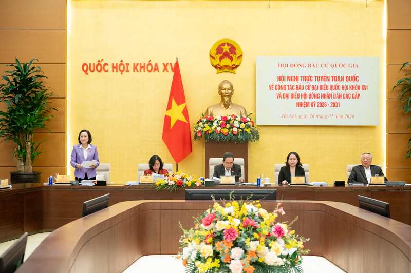 Phó Chủ tịch Quốc hội Nguyễn Thị Thanh phát biểu khai mạc hội nghị.