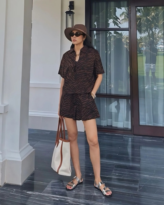 Mẹ 3 con được nhận xét luôn giữ phong độ về hình ảnh sau nhiều năm vắng bóng showbiz. Ảnh: NVCC