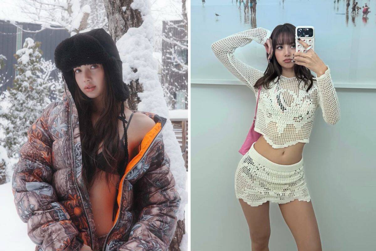 Lisa Blackpink ngày càng táo bạo. Ảnh: Lotte