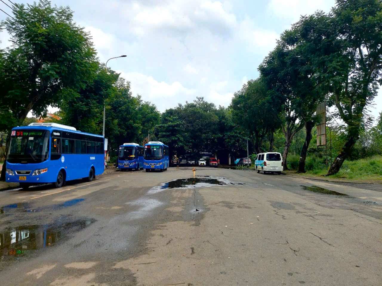 Khu vực cuối đường Đặng Thùy Trâm (phường Bình Lợi Trung) giáp sông Vàm Thuật. Ảnh: Minh Quân