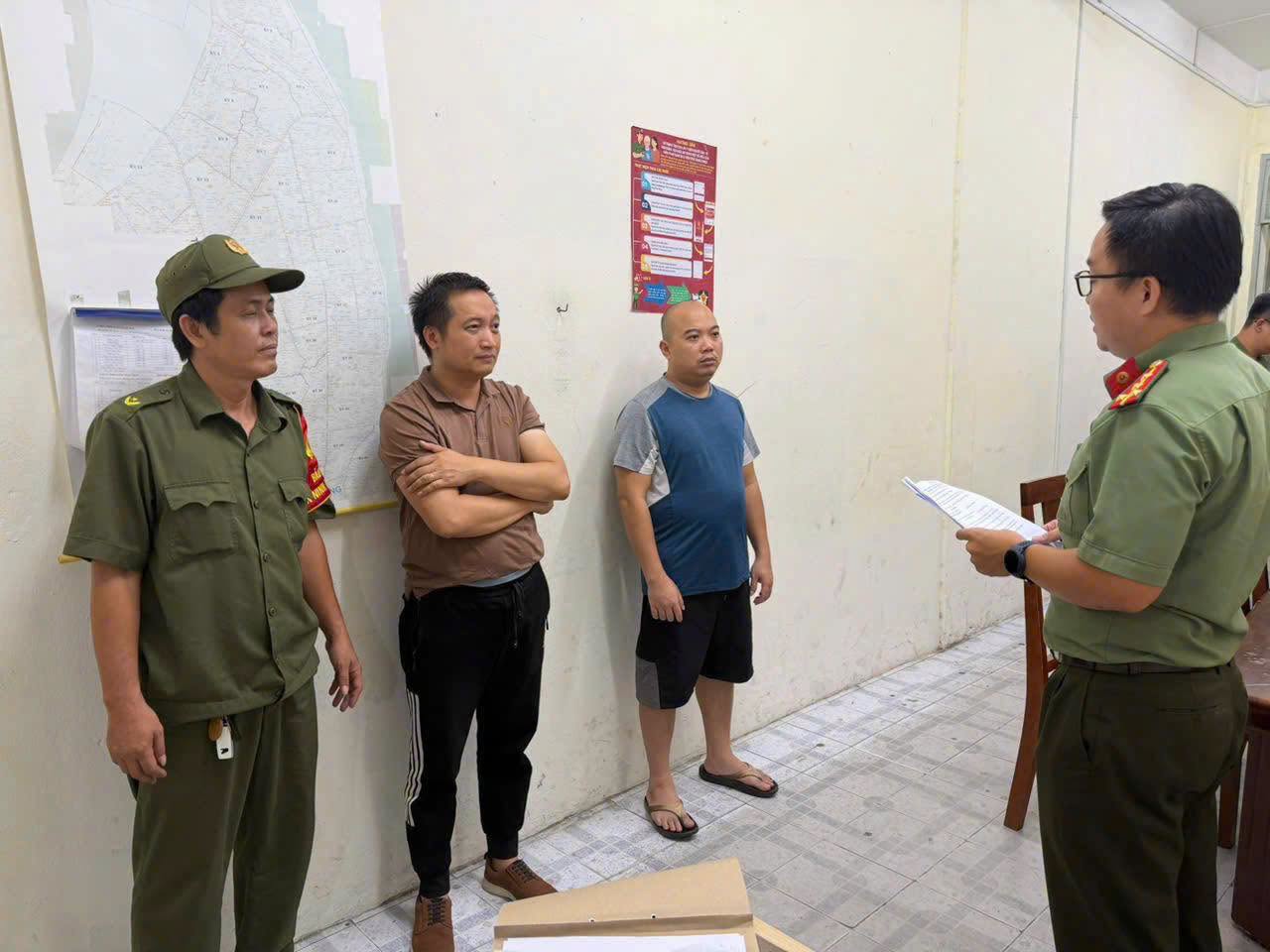 Khởi tố 2 người cầm đầu đường dây lừa đảo tiền ảo ở Đà Nẵng. Ảnh: Công an Đà Nẵng cung cấp