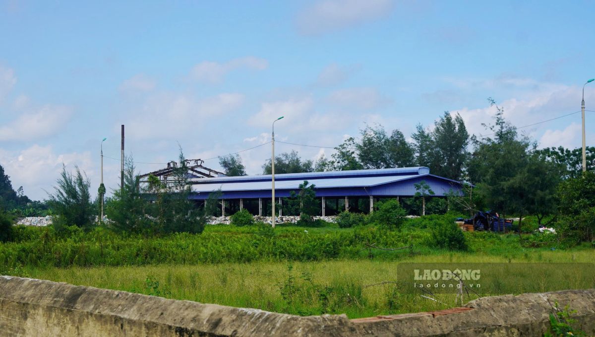 Khu vực bãi rác ở xã Hoằng Trường cũ, nay là xã Hoằng Tiến, tỉnh Thanh Hóa. Ảnh: Quách Du