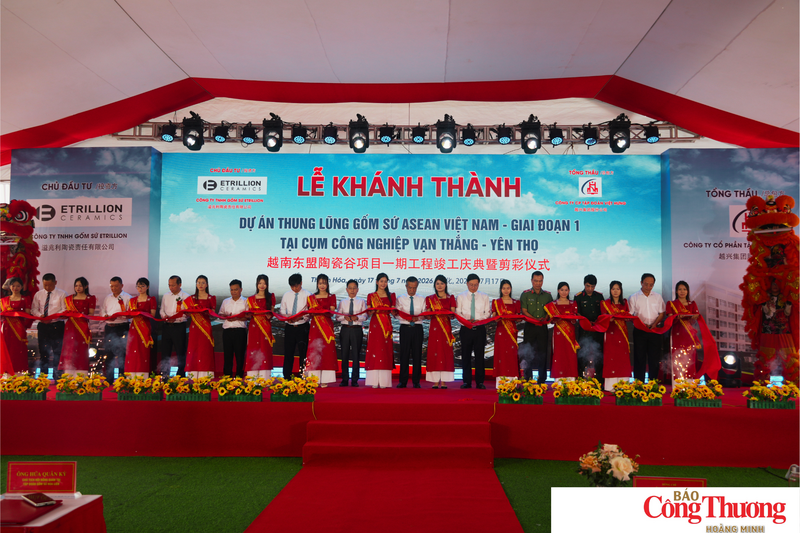 Khánh thành giai đoạn I Dự án Thung lũng Gốm sứ ASEAN Việt Nam với tổng vốn đầu tư hơn 200 triệu USD