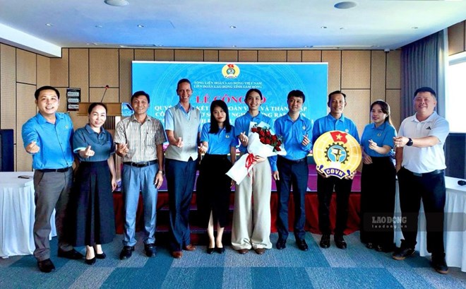 Doanh nghiệp lập Ban vận động, 100% người lao động tự nguyện gia nhập công đoàn