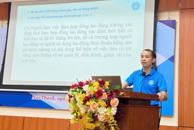 Công đoàn xã Núi Thành, Đà Nẵng đưa chính sách đến gần hơn với người lao động
